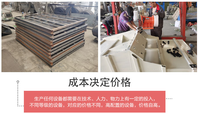 直線篩分機(jī)篩網(wǎng)，篩箱部件展示